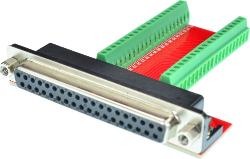 DB37 Female Connector Breakout Board